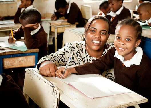 Students in class